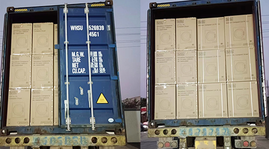 不分晝夜！完成客戶滾筒衣服烘干機發(fā)貨是職責(zé)所在