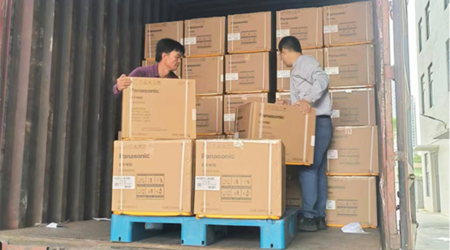 發(fā)貨抓速度！金環(huán)電器第一時間完成松下滾筒干衣機(jī)發(fā)貨