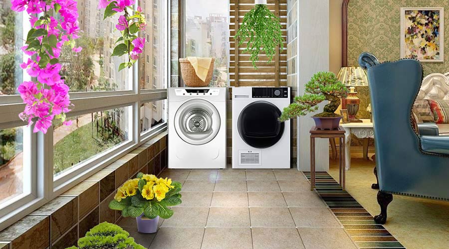 家居陽(yáng)臺(tái)晾曬衣物不干怎么辦，衣物烘干機(jī)來(lái)解決！