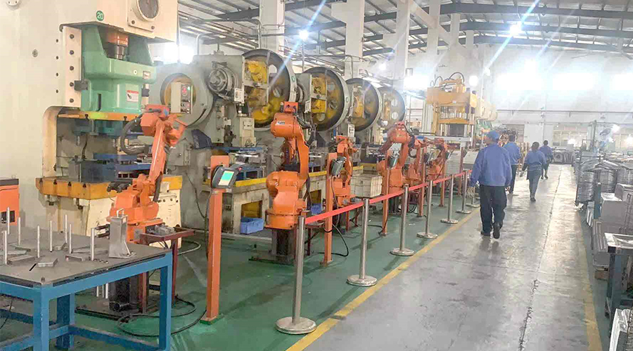 揭秘金環(huán)電器滾筒干衣機沖壓自動化生產(chǎn)是如何進行的？