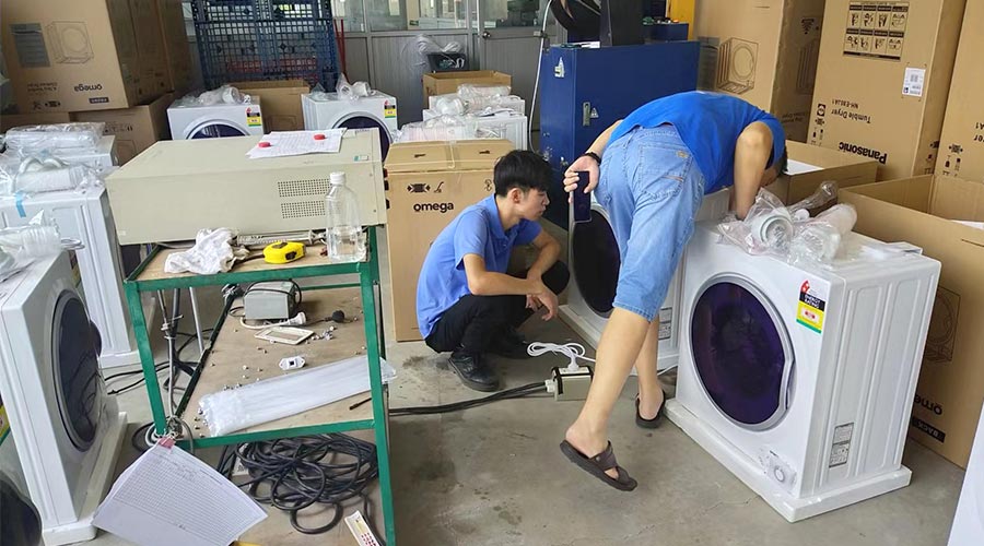 驗貨省心省力！澳洲omega客戶稱贊衣物烘干機代工質(zhì)量高