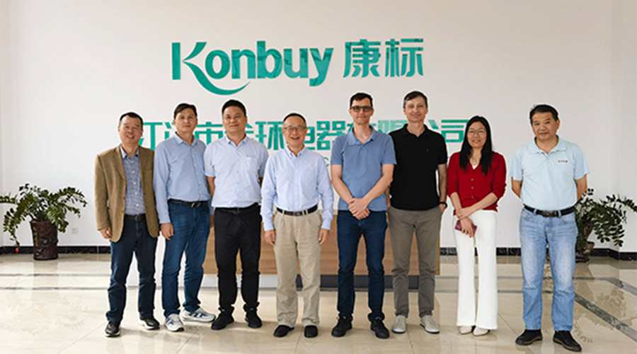 新項(xiàng)目對(duì)接！客戶伊萊克斯親臨金環(huán)電器參觀指導(dǎo)